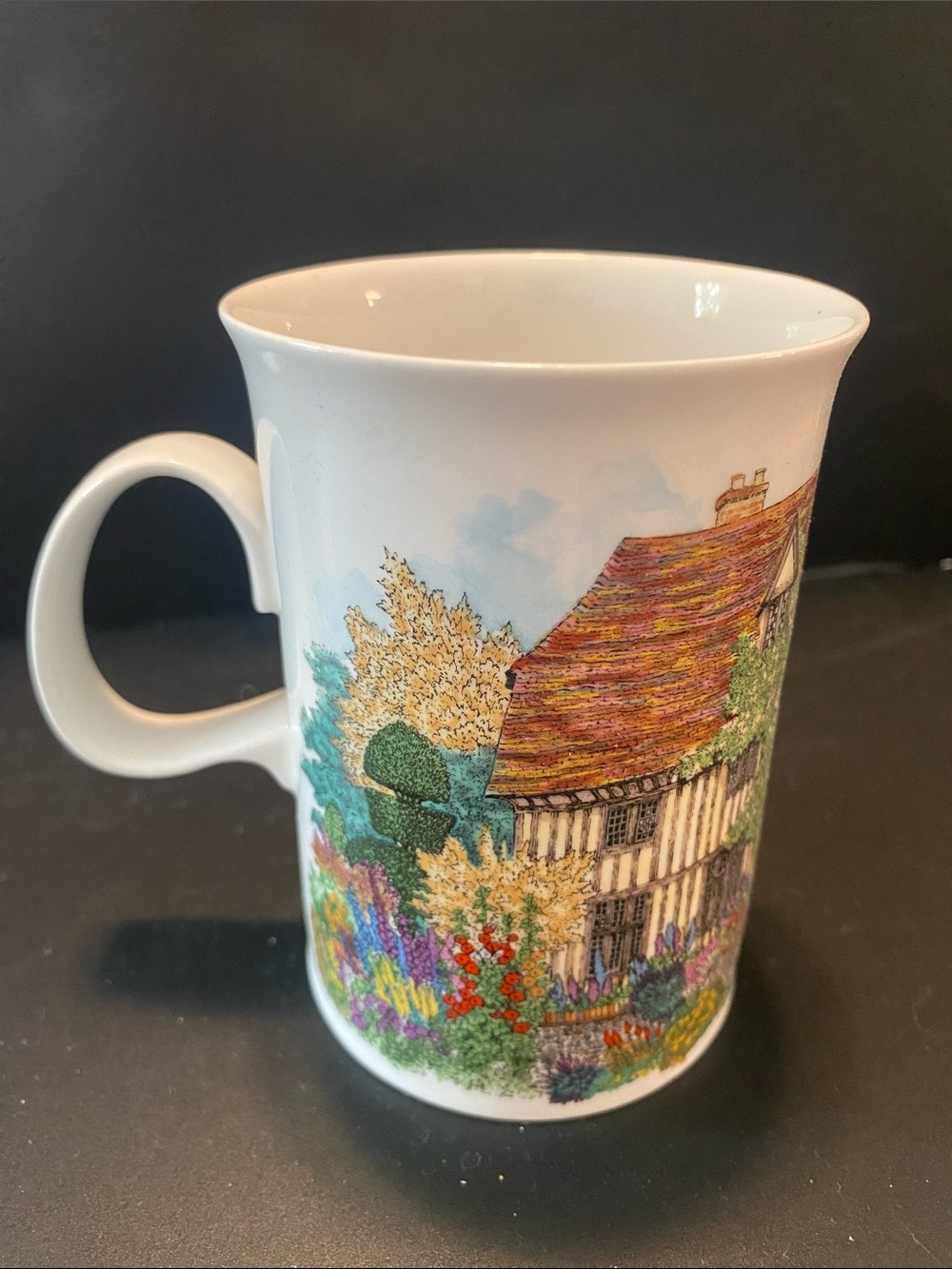 Dunoon Fine Bone China Manor Houses by Sue Scullard Cup Mug Made In England